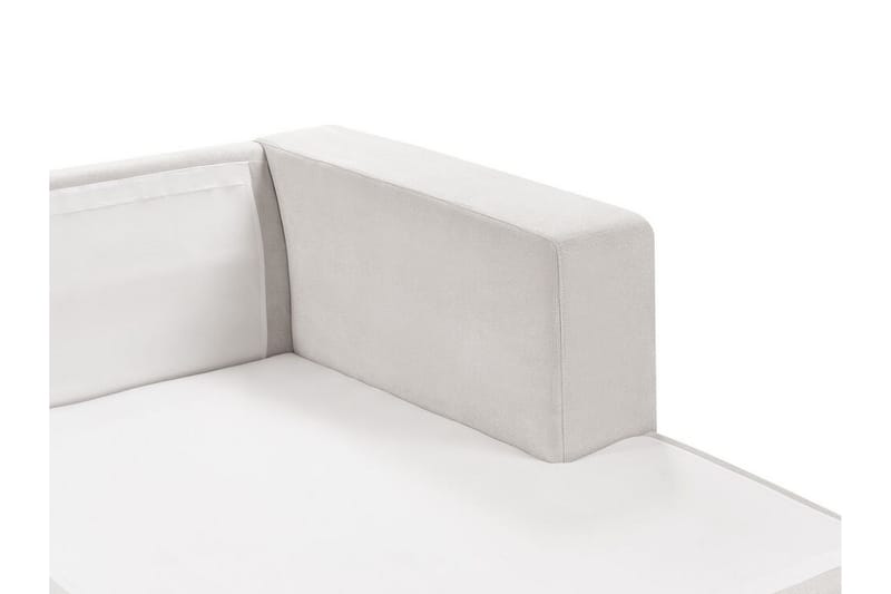 Ersi Sofa med Sjeselong 3-seter - Hvit/Svart - Møbler - Sofaer - Sofaer med sjeselong - 3 seters sofa med divan