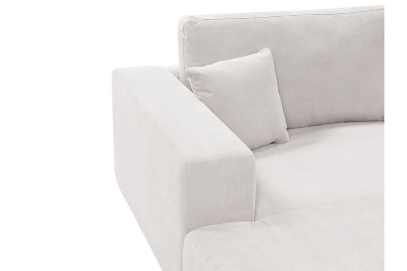 Ersi Sofa med Sjeselong 3-seter - Hvit/Svart - Møbler - Sofaer - Sofaer med sjeselong - 3 seters sofa med divan