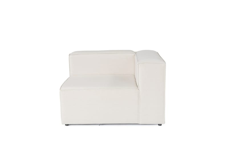 Fahmida Sofa med Sjeselong 3-seter - Ecru - Møbler - Sofaer - Sofaer med sjeselong - 3 seters sofa med divan