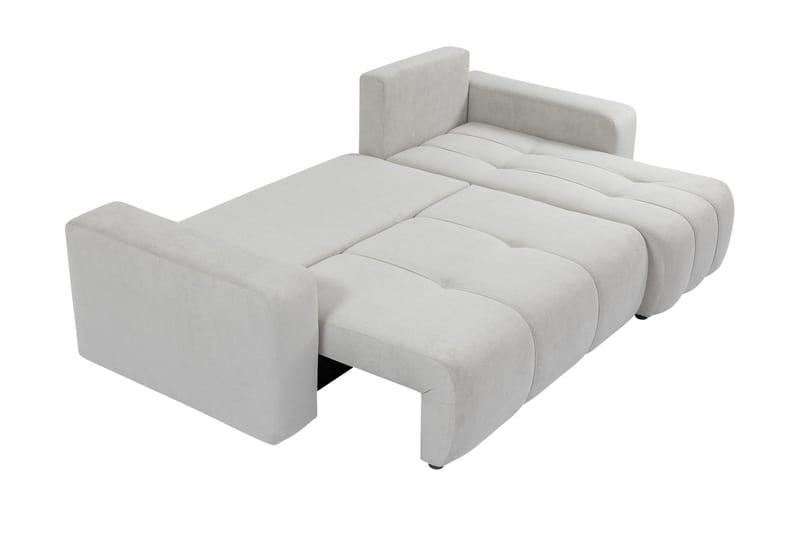 Flo Sofa med Divan 3-seter - Beige - Møbler - Sofaer - Sofaer med sjeselong - 3 seters sofa med divan