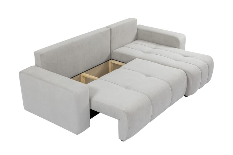 Flo Sofa med Divan 3-seter - Beige - Møbler - Sofaer - Sofaer med sjeselong - 3 seters sofa med divan