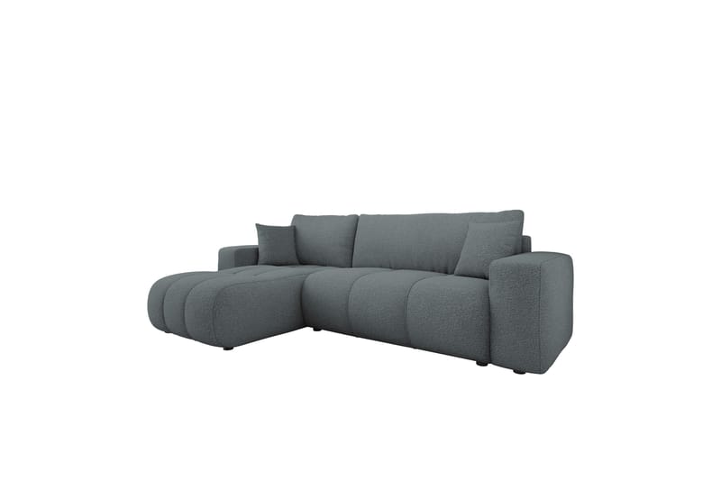 Flo Sofa med Divan 3-seter - Grå - Møbler - Sofaer - Sofaer med sjeselong - 3 seters sofa med divan