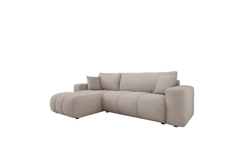 Flo Sovesofa med Sjeselong 3-seter - Beige - Møbler - Sofaer - Sofaer med sjeselong - 3 seters sofa med divan