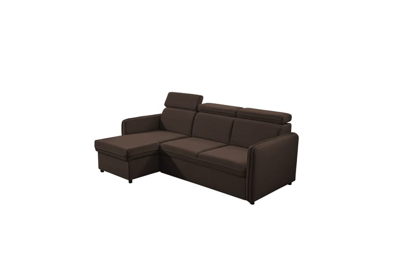 Fredrik Sofa med Sjeselong 3-seter - Brun - Møbler - Sofaer - Sofaer med sjeselong - 3 seters sofa med divan