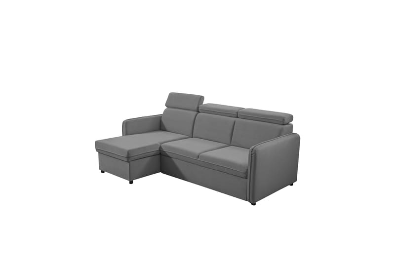 Fredrik Sofa med Sjeselong 3-seter - Grå - Møbler - Sofaer - Sofaer med sjeselong - 3 seters sofa med divan