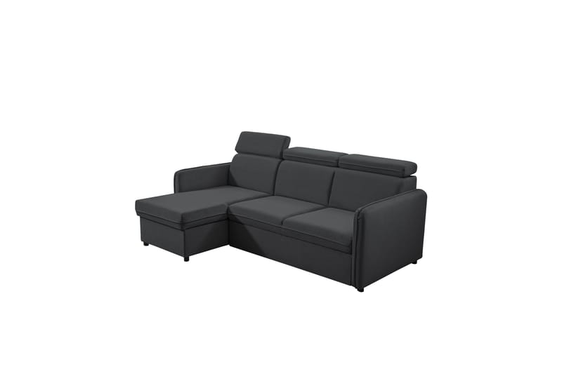 Fredrik Sofa med Sjeselong 3-seter - Mørk grå - Møbler - Sofaer - Sofaer med sjeselong - 3 seters sofa med divan