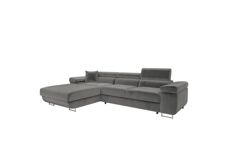 Gabina Sofa med Divan 3-seter - Grå - Møbler - Sofaer - Sofaer med sjeselong - 3 seters sofa med divan