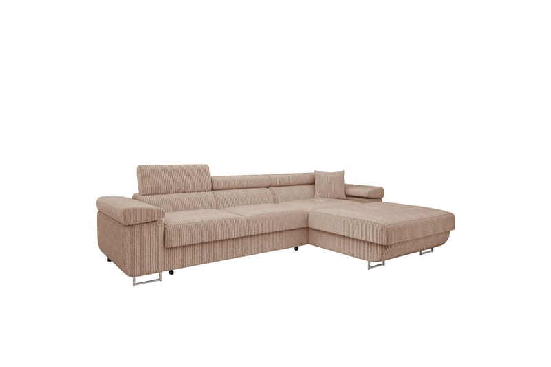 Gabina Sofa med Divan 3-seter - Rosa - Møbler - Sofaer - Sofaer med sjeselong - 3 seters sofa med divan