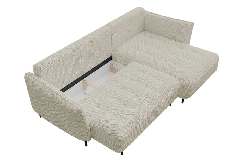 Garron Sofa med Divan 3-seter - Beige - Møbler - Sofaer - Sofaer med sjeselong - 3 seters sofa med divan