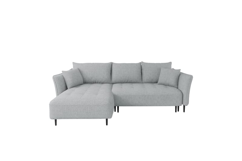 Garron Sofa med Divan 3-seter - Lys grå - Møbler - Sofaer - Sofaer med sjeselong - 3 seters sofa med divan