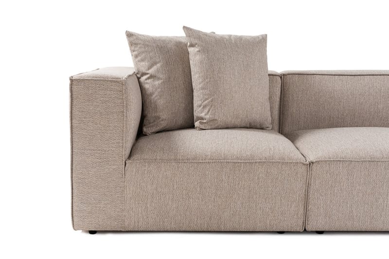 Gregor Sofa med Sjeselong 4-seter - Sand beige - Møbler - Sofaer - Sofaer med sjeselong - 4 seters sofa med divan