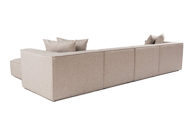 Gregor Sofa med Sjeselong 4-seter - Sand beige - Møbler - Sofaer - Sofaer med sjeselong - 4 seters sofa med divan