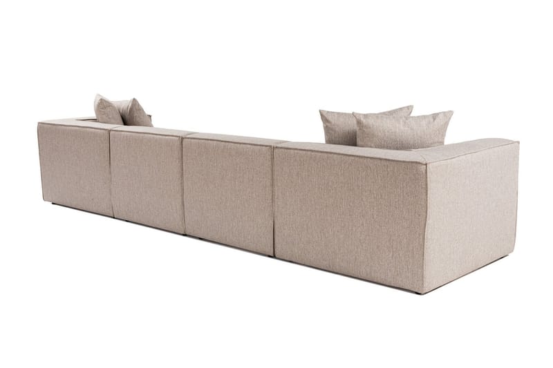 Gregor Sofa med Sjeselong 4-seter - Sand beige - Møbler - Sofaer - Sofaer med sjeselong - 4 seters sofa med divan