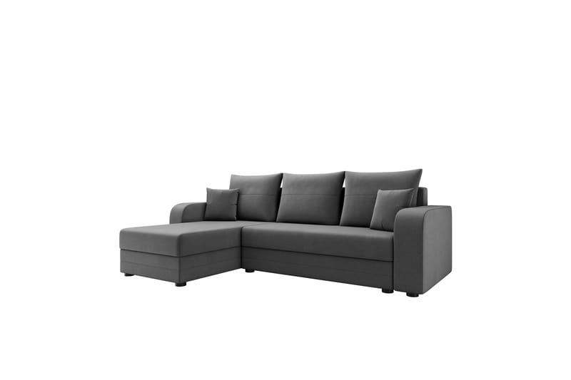 Hewlet Sofa med Divan 3-seter - Grå - Møbler - Sofaer - Sofaer med sjeselong - 3 seters sofa med divan