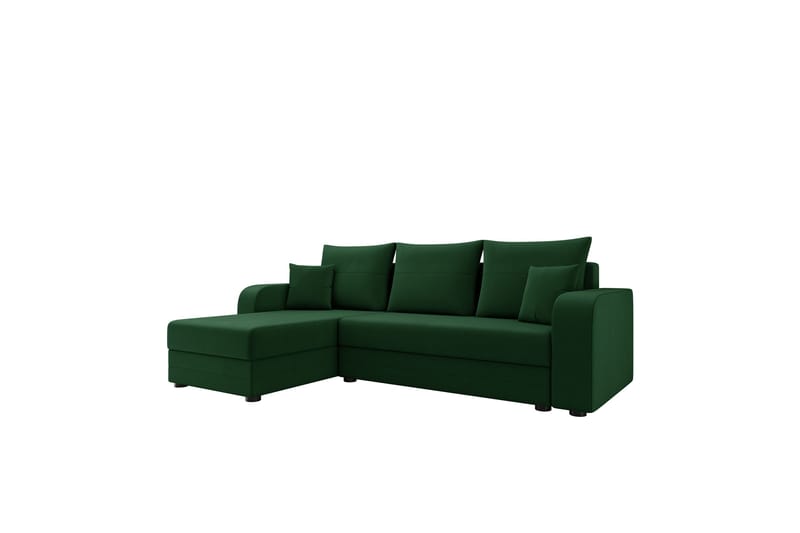 Hewlet Sofa med Divan 3-seter - Grønn - Møbler - Sofaer - Sofaer med sjeselong - 3 seters sofa med divan