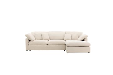 Hjørnesofa VIND Amalfi Beige - Beige - Møbler - Sofaer - Sofaer med sjeselong - 3 seters sofa med divan