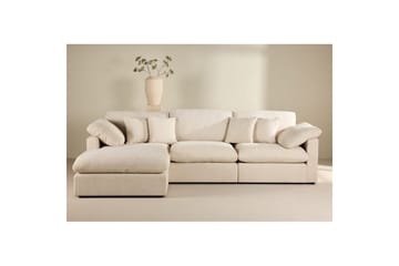 Hjørnesofa VIND Amalfi Beige - Beige - Møbler - Sofaer - Sofaer med sjeselong - 3 seters sofa med divan