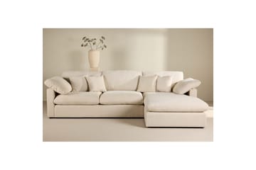 Hjørnesofa VIND Amalfi Beige - Beige - Møbler - Sofaer - Sofaer med sjeselong - 3 seters sofa med divan