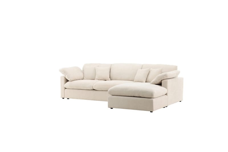 Hjørnesofa VIND Amalfi Beige - Beige - Møbler - Sofaer - Sofaer med sjeselong - 3 seters sofa med divan