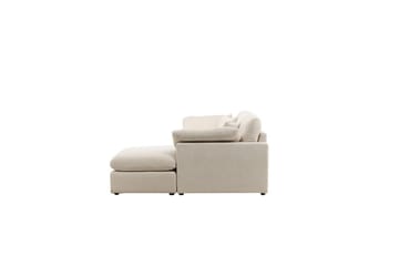 Hjørnesofa VIND Amalfi Beige - Beige - Møbler - Sofaer - Sofaer med sjeselong - 3 seters sofa med divan