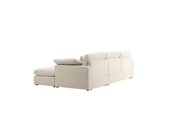 Hjørnesofa VIND Amalfi Beige - Beige - Møbler - Sofaer - Sofaer med sjeselong - 3 seters sofa med divan