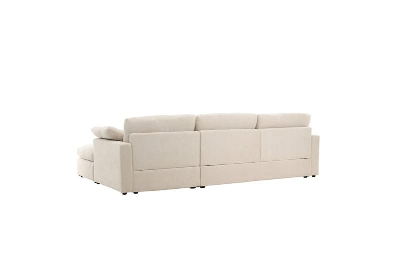 Hjørnesofa VIND Amalfi Beige - Beige - Møbler - Sofaer - Sofaer med sjeselong - 3 seters sofa med divan