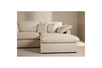 Hjørnesofa VIND Amalfi Beige - Beige - Møbler - Sofaer - Sofaer med sjeselong - 3 seters sofa med divan