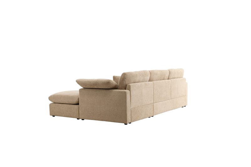 Hjørnesofa VIND Amalfi Sand - Sand - Møbler - Sofaer - Sofaer med sjeselong - 3 seters sofa med divan