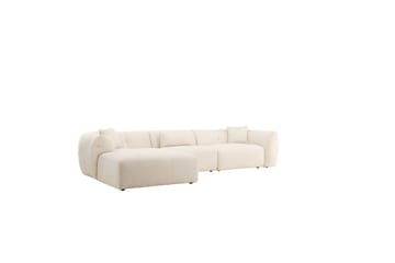 Hjørnesofa VIND Positano Beige - Møbler - Sofaer - Sofaer med sjeselong - 4 seters sofa med divan