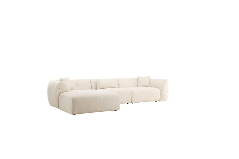 Hjørnesofa VIND Positano Beige - Møbler - Sofaer - Sofaer med sjeselong - 4 seters sofa med divan