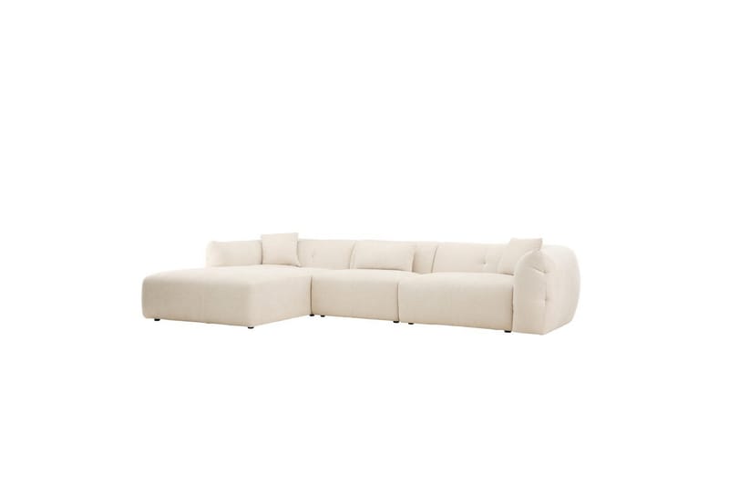 Hjørnesofa VIND Positano Beige - Møbler - Sofaer - Sofaer med sjeselong - 4 seters sofa med divan