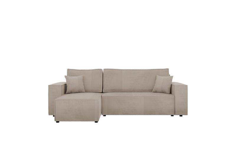 Hobson Sofa med Divan 3-seter - Beige - Møbler - Sofaer - Sofaer med sjeselong - 3 seters sofa med divan