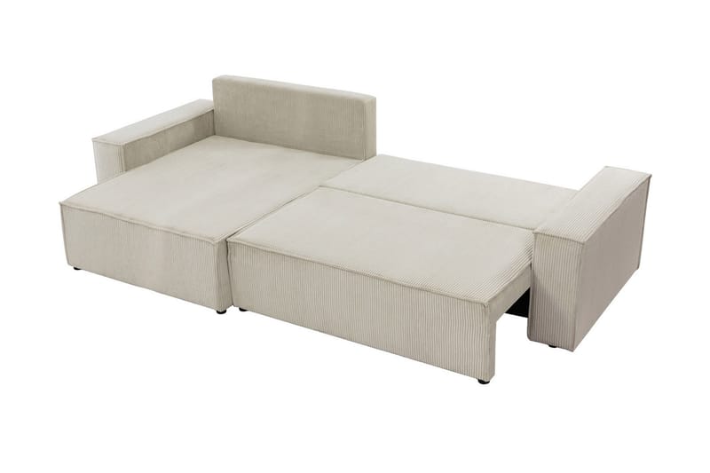 Hobson Sofa med Divan 3-seter - Beige - Møbler - Sofaer - Sofaer med sjeselong - 3 seters sofa med divan