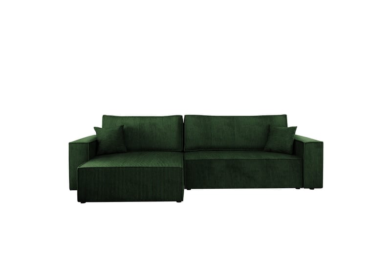 Hobson Sofa med Divan 3-seter - Grønn - Møbler - Sofaer - Sofaer med sjeselong - 3 seters sofa med divan