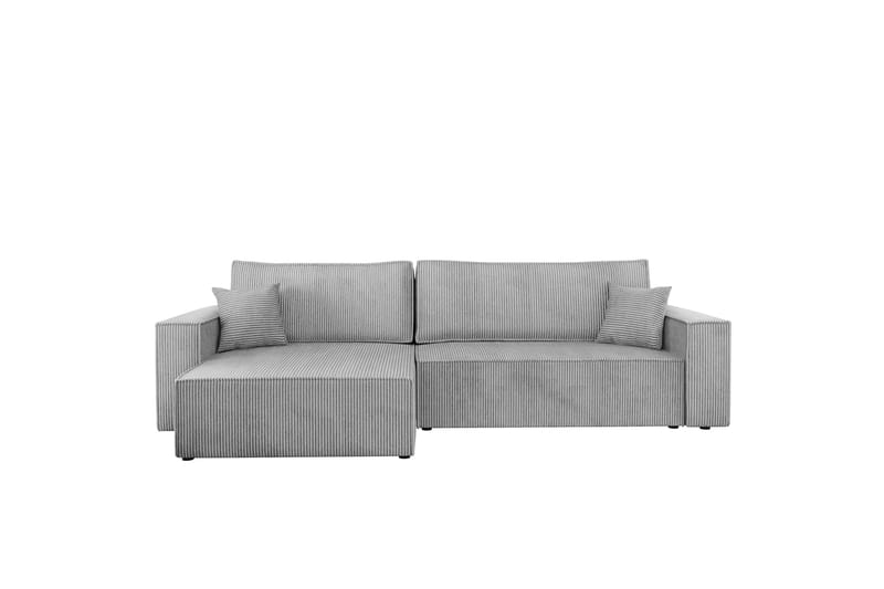 Hobson Sofa med Divan 3-seter - Lys grå - Møbler - Sofaer - Sofaer med sjeselong - 3 seters sofa med divan