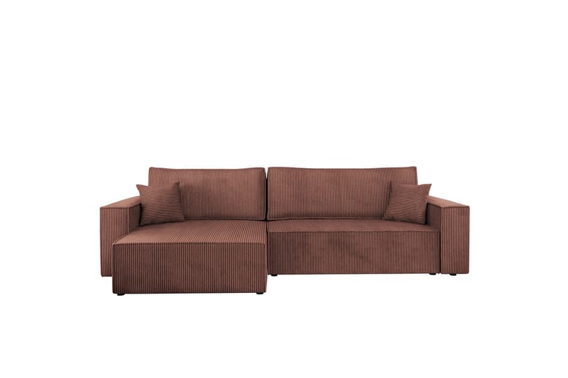 Hobson Sofa med Divan 3-seter - Rosa - Møbler - Sofaer - Sofaer med sjeselong - 3 seters sofa med divan