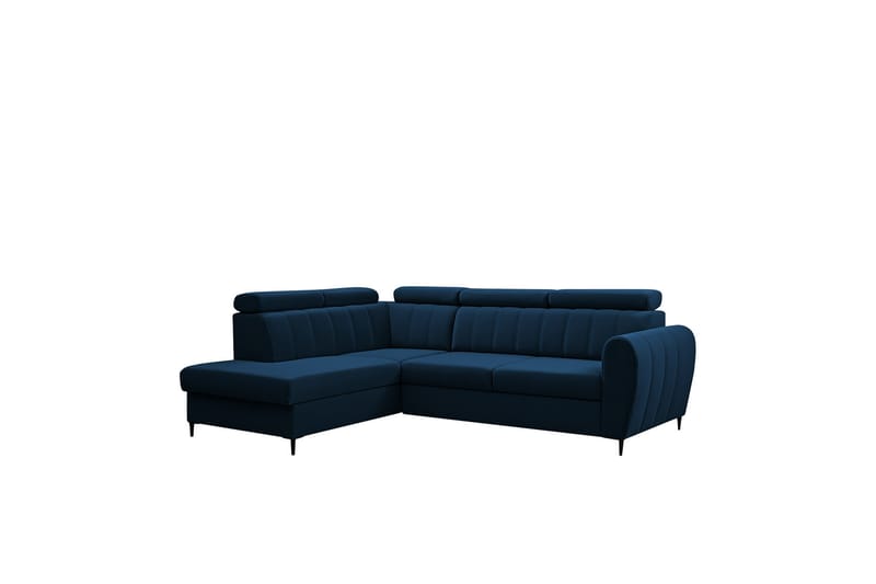 Hoffman Sofa med Sjeselong 3-seter - Blå - Møbler - Sofaer - Sofaer med sjeselong - 3 seters sofa med divan