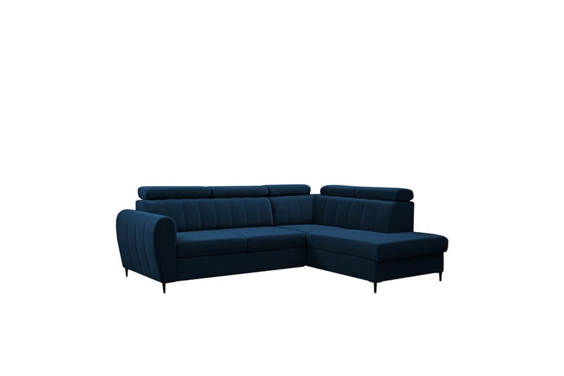 Hoffman Sofa med Sjeselong 3-seter - Blå - Møbler - Sofaer - Sofaer med sjeselong - 3 seters sofa med divan