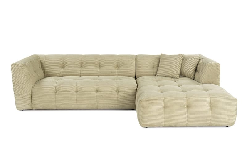 Octavian Sofa med Sjeselong 3-seter - Grønn - Møbler - Sofaer - Sofaer med sjeselong - 3 seters sofa med divan