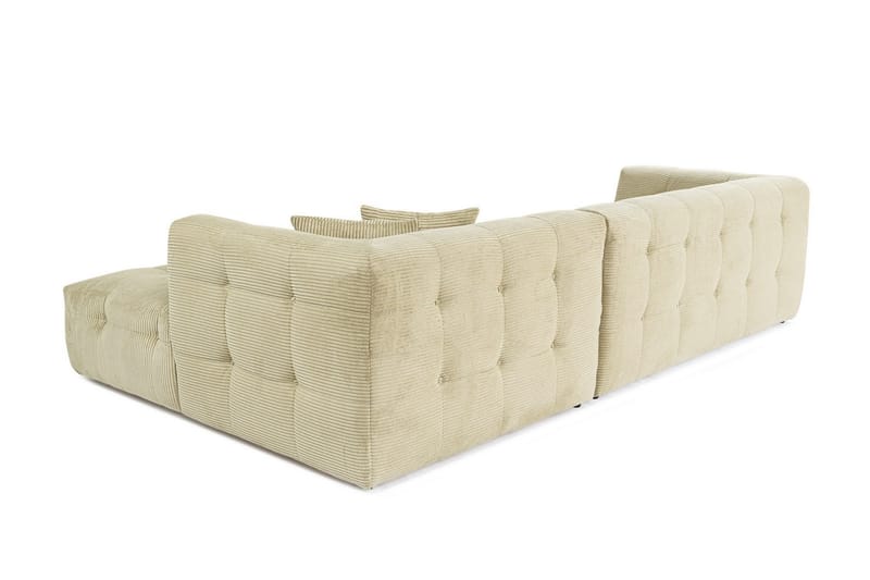 Octavian Sofa med Sjeselong 3-seter - Grønn - Møbler - Sofaer - Sofaer med sjeselong - 3 seters sofa med divan