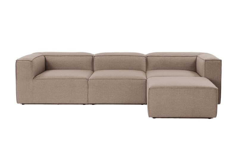 Redlands Sofa med Sjeselong 3-seter - Brun - Møbler - Sofaer - Sofaer med sjeselong - 3 seters sofa med divan