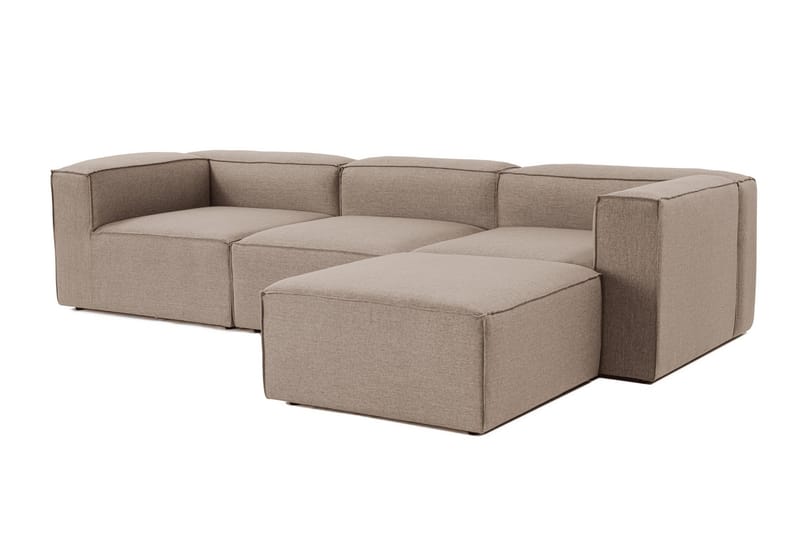 Redlands Sofa med Sjeselong 3-seter - Brun - Møbler - Sofaer - Sofaer med sjeselong - 3 seters sofa med divan