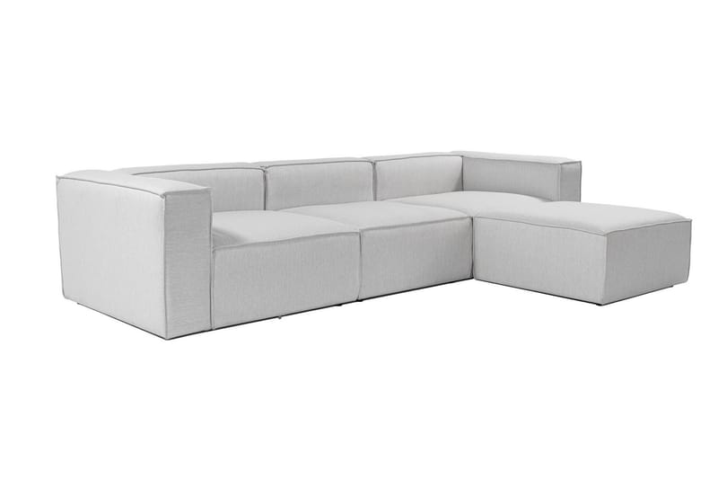 Redlands Sofa med Sjeselong 3-seter - Grå - Møbler - Sofaer - Sofaer med sjeselong - 3 seters sofa med divan