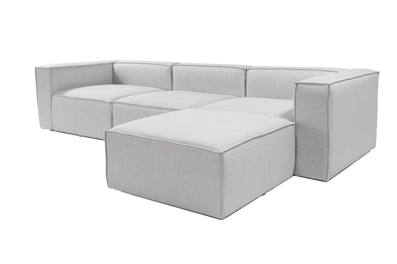 Redlands Sofa med Sjeselong 3-seter - Grå - Møbler - Sofaer - Sofaer med sjeselong - 3 seters sofa med divan