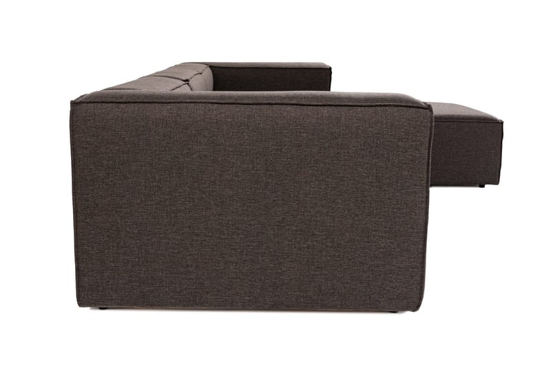 Redlands Sofa med Sjeselong 3-seter - Mørk brun - Møbler - Sofaer - Sofaer med sjeselong - 3 seters sofa med divan