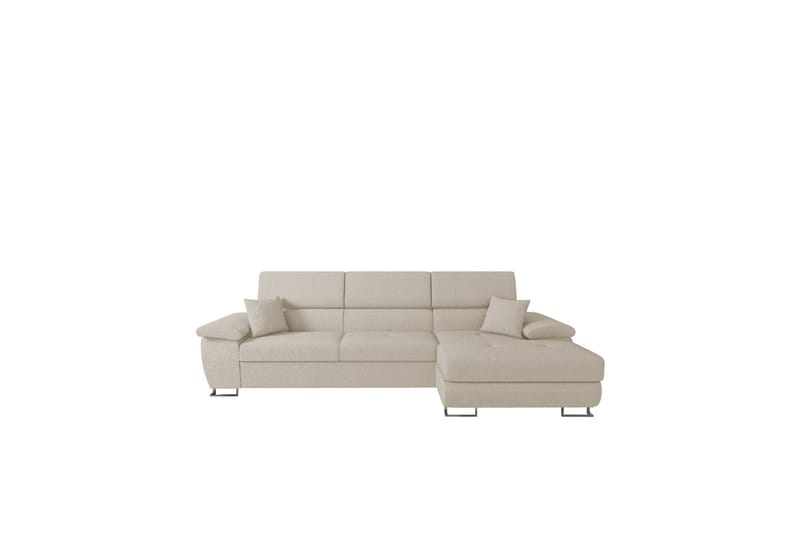 Reginia Sofa med Divan 3-seter - Beige - Møbler - Sofaer - Sofaer med sjeselong - 3 seters sofa med divan