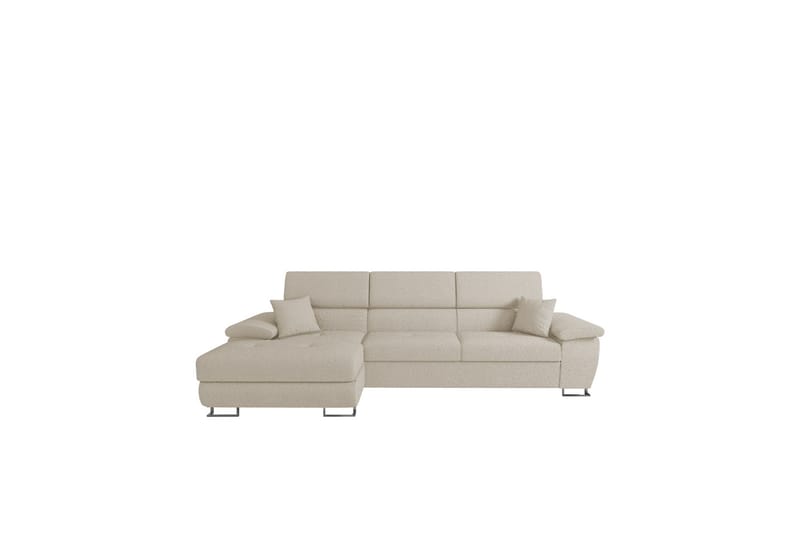 Reginia Sofa med Divan 3-seter - Beige - Møbler - Sofaer - Sofaer med sjeselong - 3 seters sofa med divan