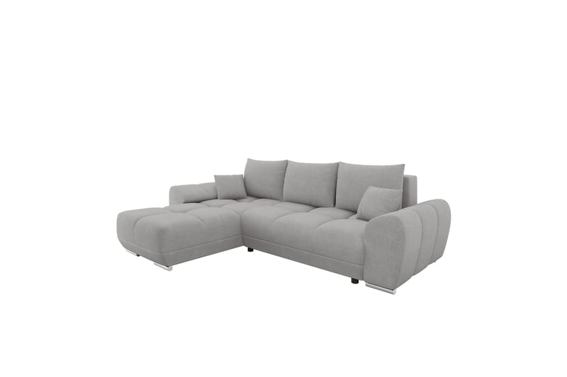 Simerly Sofa med Divan 3-seter - Grå - Møbler - Sofaer - Sofaer med sjeselong - 3 seters sofa med divan