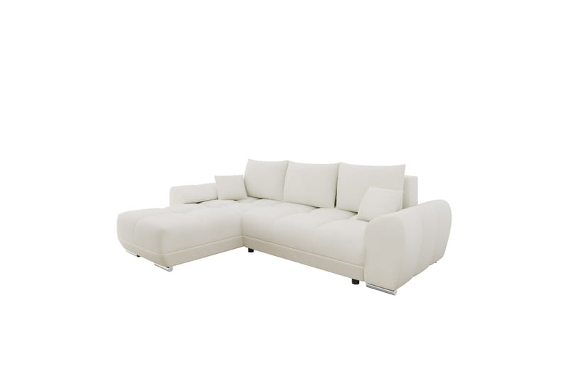 Simerly Sofa med Divan 3-seter - Lys grå - Møbler - Sofaer - Sofaer med sjeselong - 3 seters sofa med divan