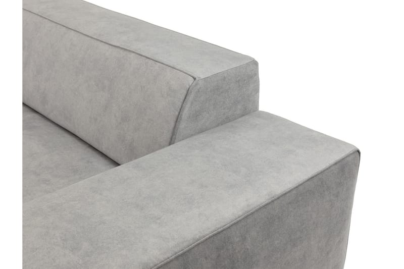 Slucajno Sofa med Sjeselong 3-seter - Blå/Hvit - Møbler - Sofaer - Sofaer med sjeselong - 3 seters sofa med divan